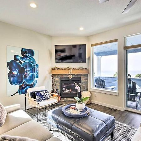 Modern Oregon Retreat W/ Deck, Hot Tub, Ocean View ดีโพเบย์ ภายนอก รูปภาพ